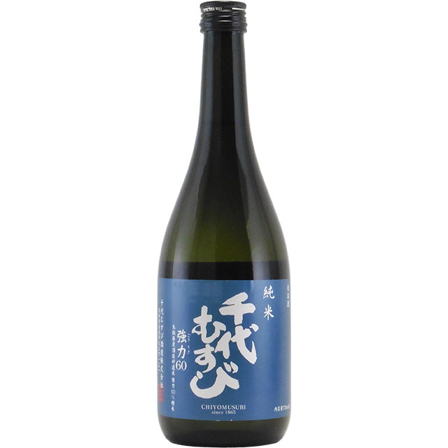 千代むすび 純米 強力60　鳥取県千代むすび酒造 720ml
