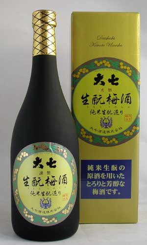 大七生もと梅酒(ギフト箱付)720ml 福島県　大七酒造