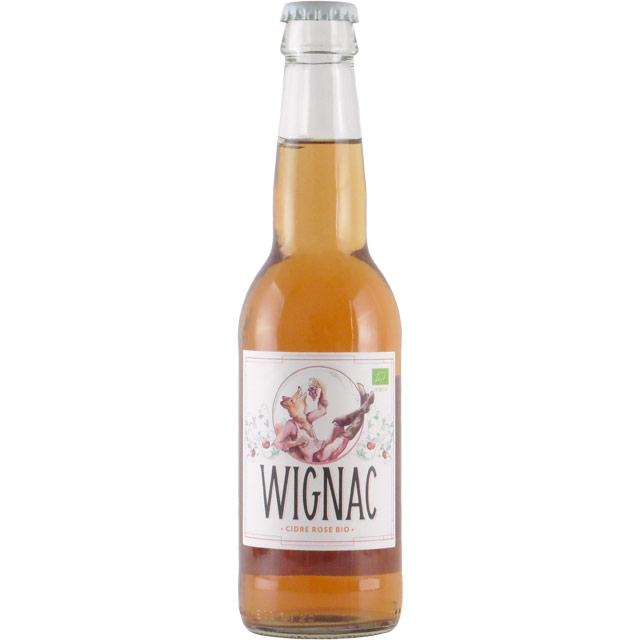ウィニャック・シードル・ロゼ Wignac　フランス ブルターニュ シードルワイン 330ml