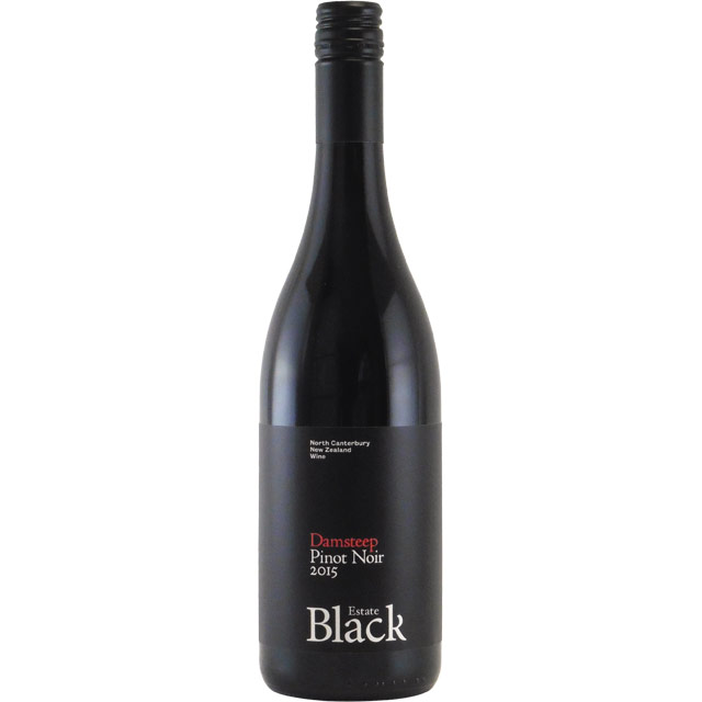 ダムスティープ・ピノ・ノワール 2015 ブラック エステート　ニュージーランド カンタベリー 赤ワイン 750ml