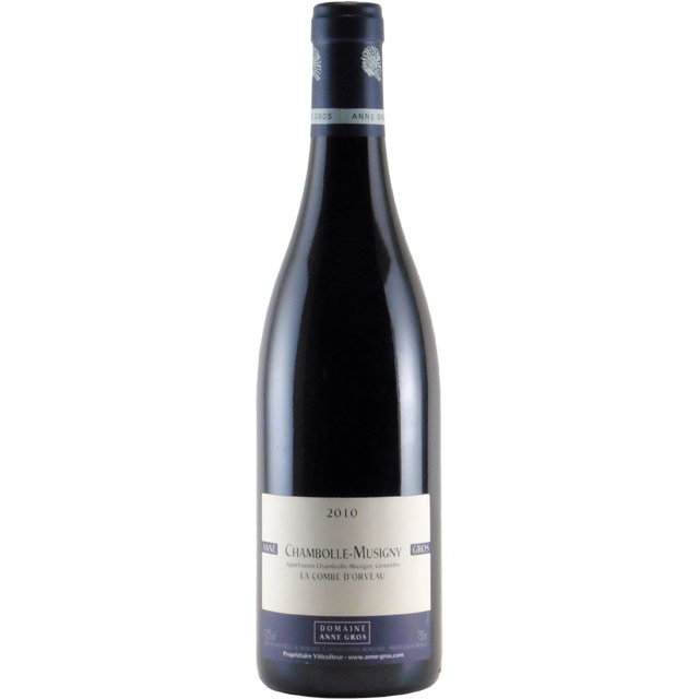 シャンボール・ミュジニ コンブ・ドルヴォー 2010 アンヌ・グロ　フランス ブルゴーニュ 赤ワイン 750ml