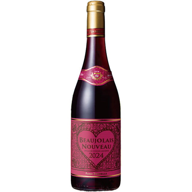 ボージョレ・ヌーボー 2024 ピエール・ポネル　フランス ブルゴーニュ 赤ワイン 750ml
