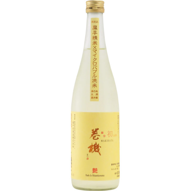 巻機 艶（A-DE） 新米新酒 生原酒　新潟県高千代酒造 1800ml