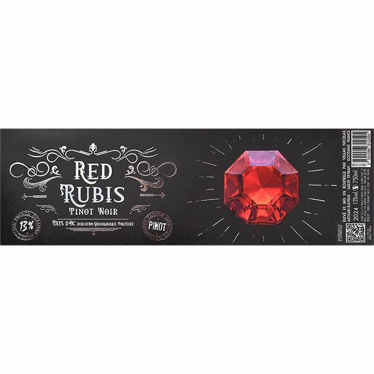 レッド・ルビー 2024 ヴィニョーブル・ヴェラス　フランス ラングドック 赤ワイン 750ml