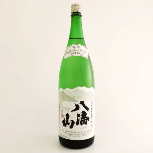 八海山 特別純米原酒生詰【限定販売】　新潟県八海醸造 1800ml