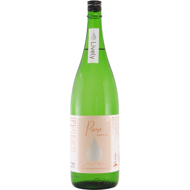 恵那山Pureひだほまれ 純米大吟醸 Lively　岐阜県はざま酒造 1800ml