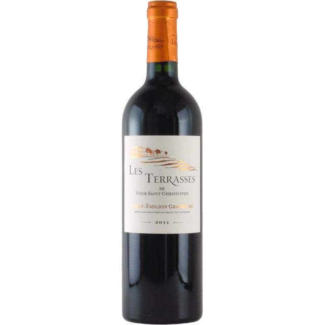 レ・テラス・ド・トゥール・サン・クリストフ 2011 シャトー元詰　フランス ボルドー 赤ワイン 750ml