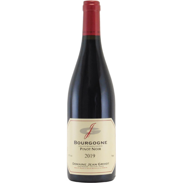 ブルゴーニュ・ピノ・ノワール 2019 ジャン・グリヴォ　フランス ブルゴーニュ 赤ワイン 750ml