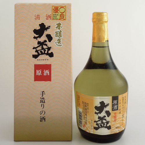 大盃 本醸造原酒　群馬県牧野酒造 720ml