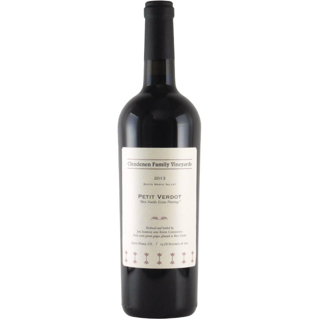 プティ・ヴェルド サンタマリア・ヴァレー 2013 クレンデネン・ファミリー　アメリカ カリフォルニア 赤ワイン 750ml