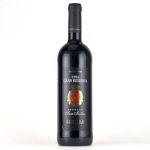グラン・レセルバ 1986 ボデガス・サン・イシドロ　スペイン フミージャ 赤ワイン 750ml