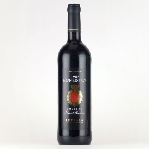 グラン・レセルバ 1987 ボデガス・サン・イシドロ　スペイン フミージャ 赤ワイン 750ml