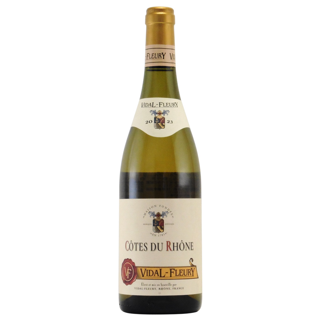 コート・デュ・ローヌ・ブラン 2023 ヴィダル・フルーリー　フランス コート・デュ・ローヌ 白ワイン 750ml