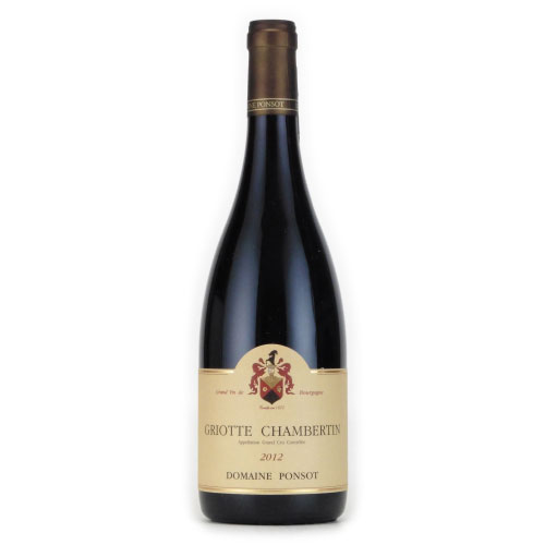 グリオット・シャンベルタン グランクリュ 2012 ポンソ　フランス ブルゴーニュ 赤ワイン 750ml