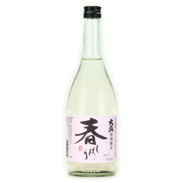 大盃 春しぼり 特別純米酒 春酒　群馬県牧野酒造 720ml