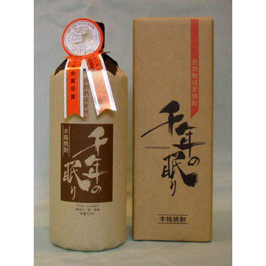 千年の眠り 長期貯蔵麦焼酎原酒　福岡県 篠崎 720ml