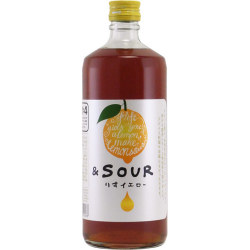 りすイエロー 国産レモンサワーの素　福岡県 小林酒造本店 720ml