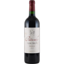 パストゥレイユ・ド・クレール・ミロン セカンド 2012 シャトー元詰　フランス ボルドー 赤ワイン 750ml