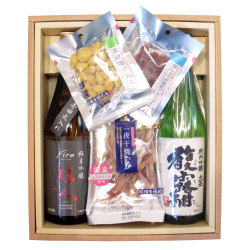 おいしい地酒と厳選おつまみのギフトセット(T-1027)