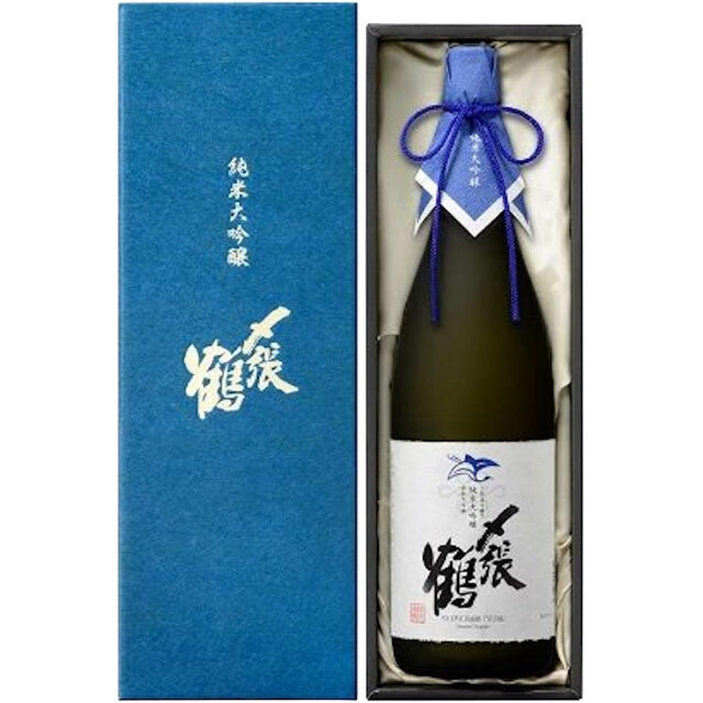 〆張鶴 BLUE LABEL 純米大吟醸 袋取り雫酒 新潟県宮尾酒造 1800ml