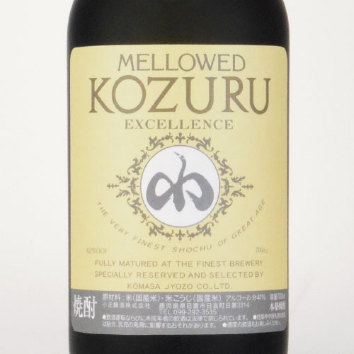 メローコヅルエクセレンス 米焼酎 鹿児島県 小正醸造 700ml