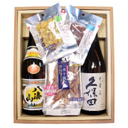 日本酒720ml瓶2本＆こだわりのおつまみセット（T-1002）