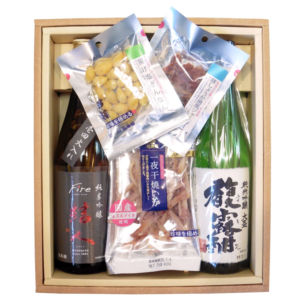 おいしい地酒と厳選おつまみのギフトセット(T-1027)