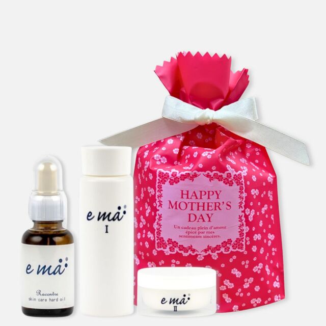 2026母の日ギフト【美肌スキンケア】(ema1薬用化粧水、ema2薬用クリーム、emaラコントレ美容オイルの3点セット)