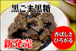 沖縄地釜炊き黒ごま黒糖　工房直送＜１７０g＞　詰替え用袋