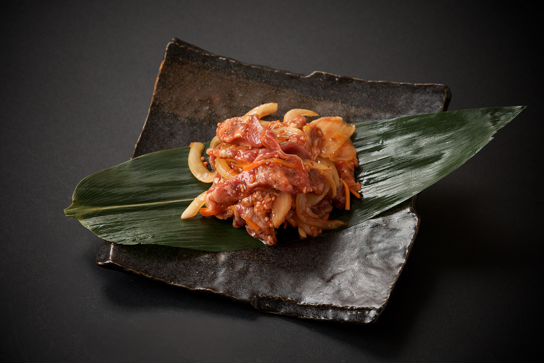 九州産黒毛和牛 牛　味付焼肉-1