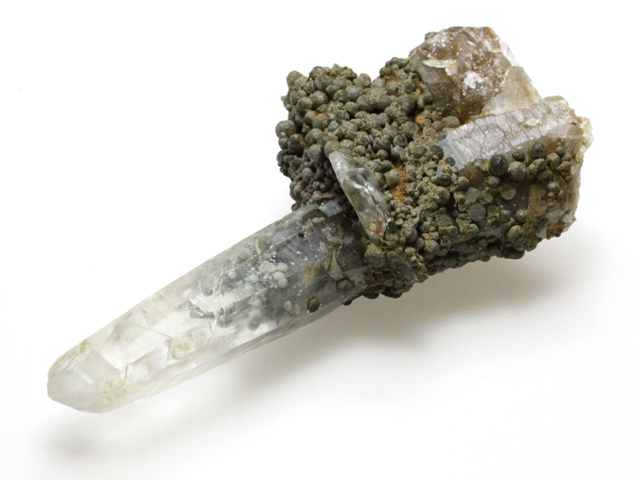 マリモ入り水晶 尾平鉱山産