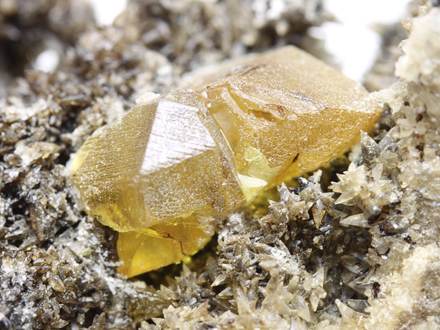 自然硫黄 Sulfur 母岩付き ロシア Vodinskoe鉱山産