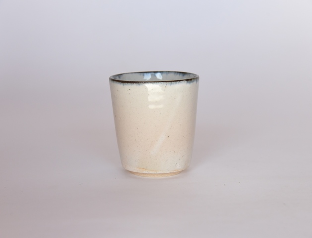 中里花子　ブルー皮鯨　ストレートカップ　【フリーカップ】【湯呑】【和食器】