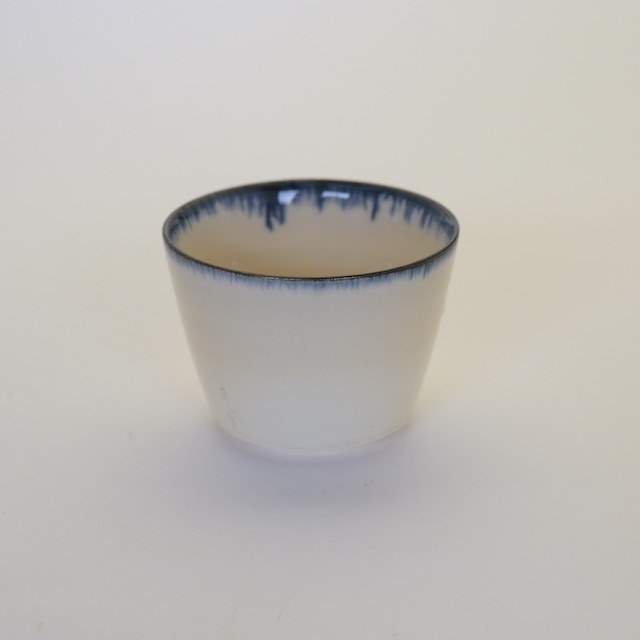 中里花子　ブルー皮鯨蕎麦猪口【フリーカップ】【小鉢】