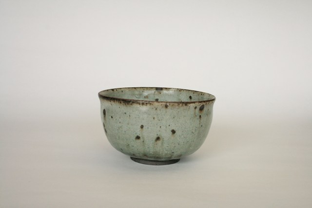 中里花子　灰釉抹茶茶わん　【茶器】【茶道具】【送料無料】