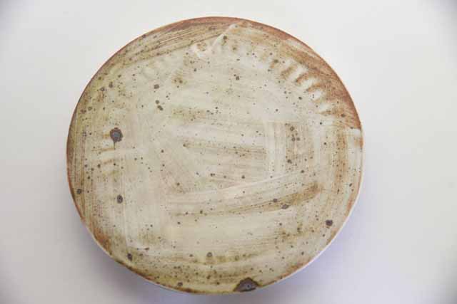 中里花子　長石釉台皿　　