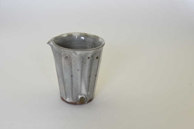 中里花子　ピッチャー灰釉【クリーマー】【ソース入れ】