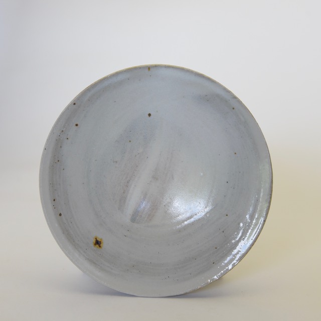 中里花子　刷毛目ダブルリップ皿　