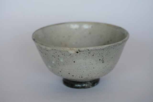 井銅心平　粉引茶わん