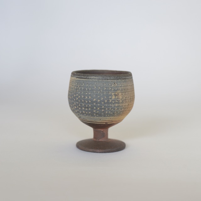 井銅心平　南蛮象嵌酒杯