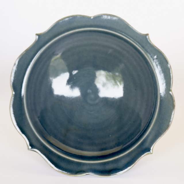 中里花子 チャクラ皿　ブルージーン