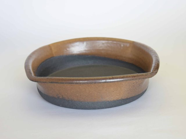 大庭一仁　バター釉　四方鉢