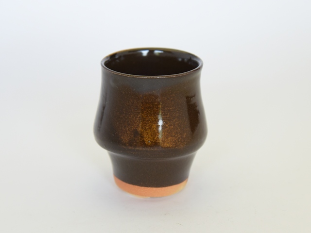 大庭一仁　天目釉湯呑