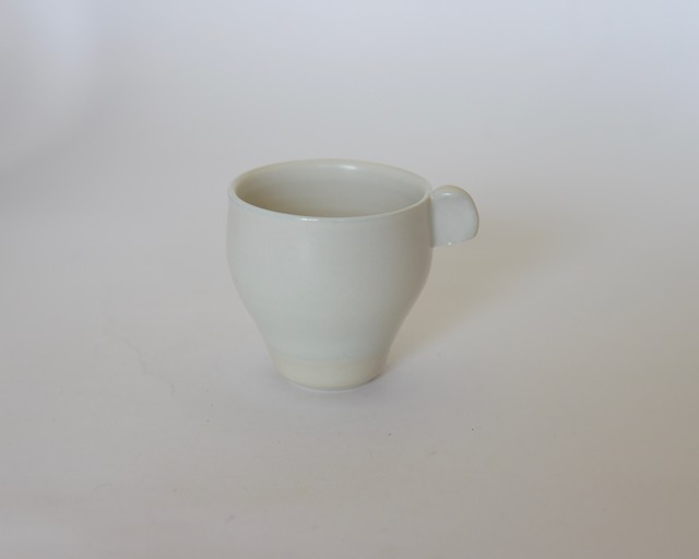 大庭一仁　リーチホワイトコーヒーカップ　A
