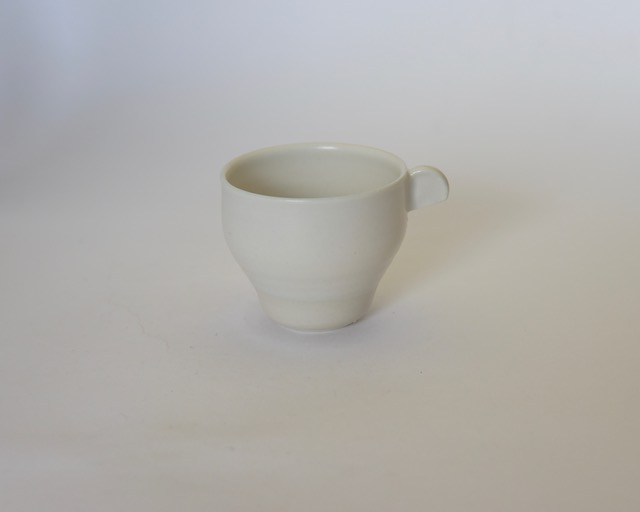 大庭一仁　リーチホワイトコーヒーカップH