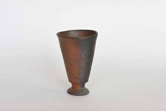 野口悦士　種子島　焼しめステムカップ