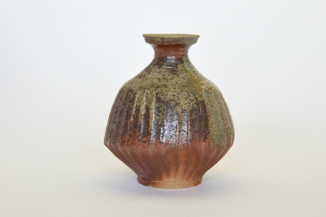 中里隆　アリゾナ　アセロ釉しのぎ文徳利　【酒器】【送料無料】