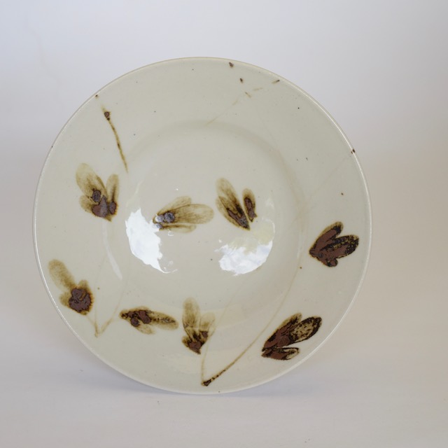 中里隆　アンダーソンランチ　鉄絵向付　【茶道具】【向附】