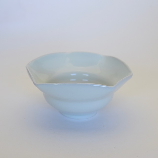 中里隆　アンダーソンランチ　白磁三方向附 【茶道具】【向付】