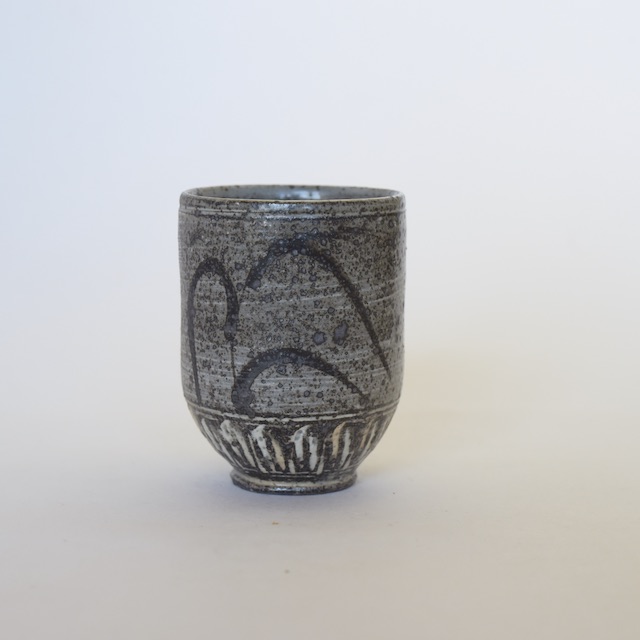 中里隆　唐津絵刷毛目湯呑　